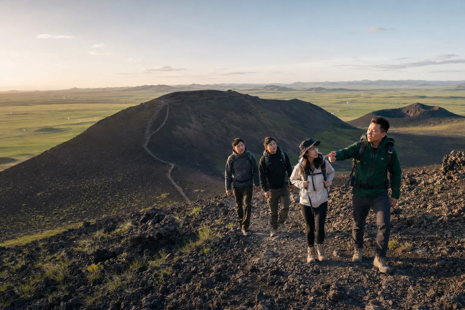 火山与草原线路风光